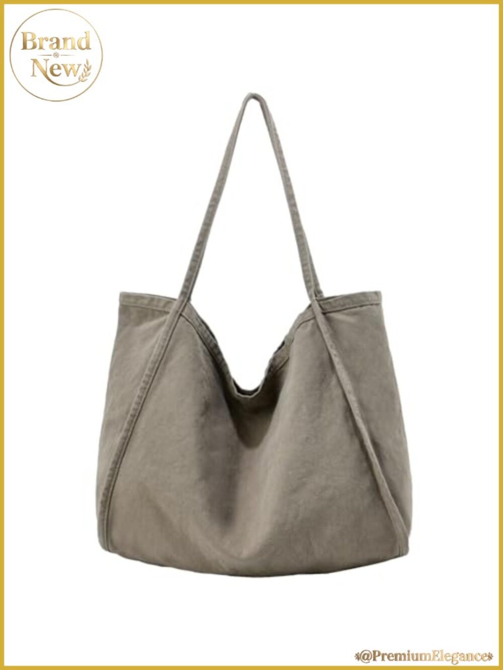 Canvas Tote Bag for Women Large Slouchy Hobo Shoulder Bag Work Travel Purse